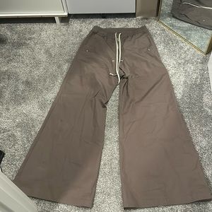 Rick Owen bellbottoms high waisted jeans